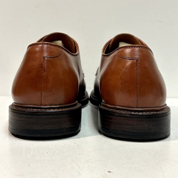 VERY GOOD Grant Stone x J. Crew Ludlow Derby Brown Calf Bench Made 12 D main image 9